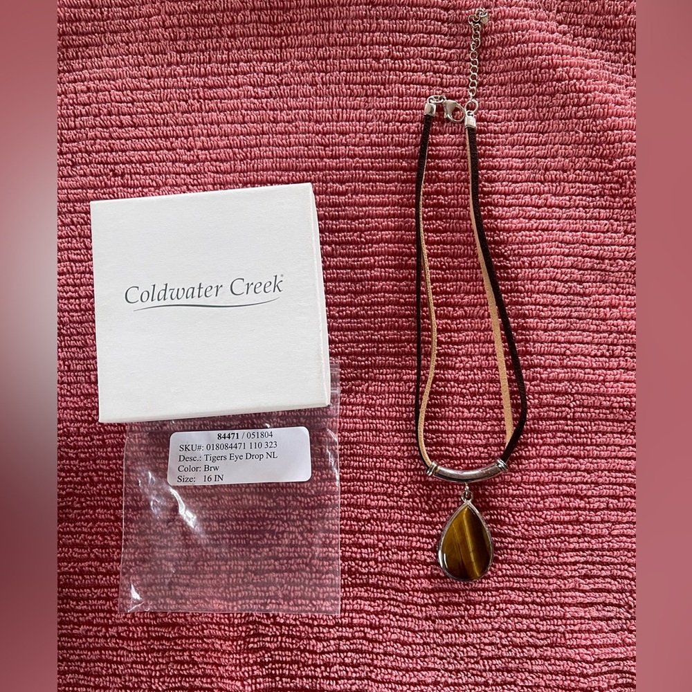 Coldwater Creek Tiger Eye Necklace